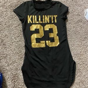 Black and gold dress women’s size small